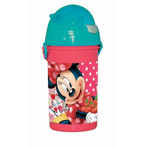 Minnie Mouse 500ml Flip Top Drinks Bottle With Strap £2.99